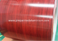 AA3003 3015 H24 टेम्पर लकड़ी के अनाज रंग लेपित एल्यूमीनियम कॉइल उत्पादन के लिए पीवीडीएफ लेपित एल्यूमीनियम छत