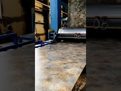 धातु की सतह पर हरे रंग के उपचार के साथ पीवीडीएफ पेंट कोटिंग एल्यूमीनियम