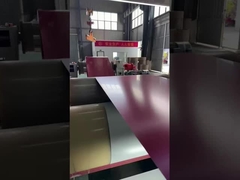 लाल रंग के पूर्व चित्रित एल्यूमीनियम कॉइल