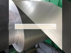 क्लैडगार्ड 3003एल्यूमीनियम मिश्र धातु-2.5mm/2000mm फ्लोरोकार्बन पर्दा दीवार सजावटी एल्यूमीनियम पैनल