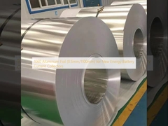 नई ऊर्जा बैटरी करंट कलेक्टर के लिए 1060 एल्यूमीनियम फॉयल (0.5 मिमी/1100 मिमी)