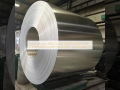 एल्यूमिनियम मिश्र धातु 3003 पर्दा दीवार सजावटी प्लेट (2.3 मिमी/1800 मिमी) फ्लोरोकार्बन कोटिंग (ΔE≤1.0) के साथ