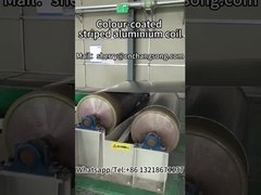 रंगीन लेपित धारीदार एल्यूमीनियम कॉइल