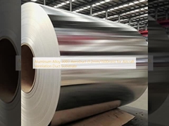 एल्यूमीनियम मिश्र धातु 3003 एयरोडक्ट (1.2 मिमी/1500 मिमी) विमान वेंटिलेशन डक्ट सब्सट्रेट के लिए