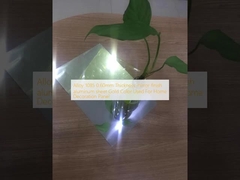 मिश्र धातु 1085 0.60 मिमी मोटाई दर्पण खत्म एल्यूमीनियम शीट गोल्ड कलर होम डेकोरेशन पैनल के लिए उपयोग किया जाता है