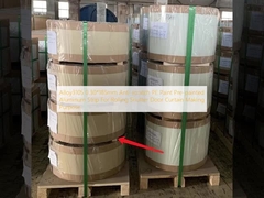 अलॉय3105 0.30*185मिमी एंटी-स्क्रैच पीई पेंट प्री-पेंटेड एल्युमीनियम स्ट्रिप रोलिंग शटर दरवाज़े के पर्दे बनाने के उद्देश्य के लिए