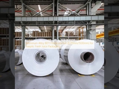 एसेप्टिक ताजा रस पैकेजिंग के लिए एल्यूमीनियम मिश्र धातु 8011 फ्रेशलॉक पन्नी (0.05 मिमी/1500 मिमी)