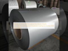 पर्दे की दीवार की सजावट के लिए रंगीन एनोडाइज्ड कोटिंग के साथ एल्युमीनियम मिश्र धातु 1100 एनोडाइज्ड एल्युमीनियम शीट (1.2-2.0 मिमी)