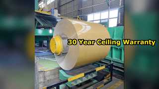 टिकाऊ एल्युमीनियम सीलिंग शीट 30 साल की वारंटी