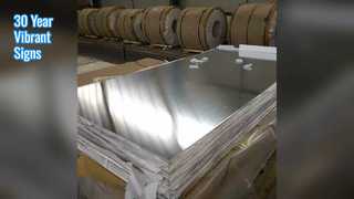 30 साल का साइनेज एल्यूमिनियम प्लेट आरएएल रंग