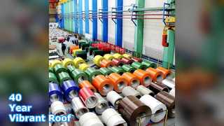 40 साल के छत पैनल पीवीडीएफ एल्यूमिनियम कुंडल