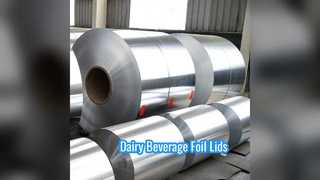 डेयरी पेय पदार्थ के ढक्कन के लिए प्रो ग्रेड एल्यूमिनियम फ़ॉइल