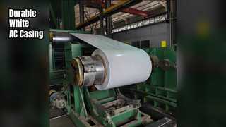 एसी इकाइयों के लिए एल्युमीनियम कॉइल टिकाऊ सफेद कोटिंग