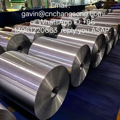 A8011 0.6mm/1250mm लचीली पैकिंग के लिए सुविधाजनक और टिकाऊ रंगीन एल्यूमीनियम पन्नी
