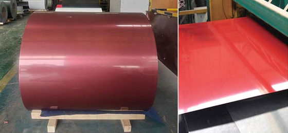 A1060 0.5mm-1000mm बहु रंग अनुकूलित रंग लेपित एल्यूमीनियम कॉइल