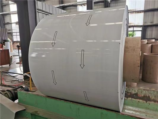 3005 H47 0.4MM धातु की छत के लिए पूर्व चित्रित रंग लेपित एल्यूमीनियम कुंडल बाहरी एल्यूमीनियम शटर