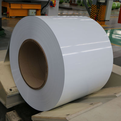 AA3003/1.3mm 1250mm आंतरिक सजावट के लिए सफेद पूर्व चित्रित एल्यूमीनियम कॉइल
