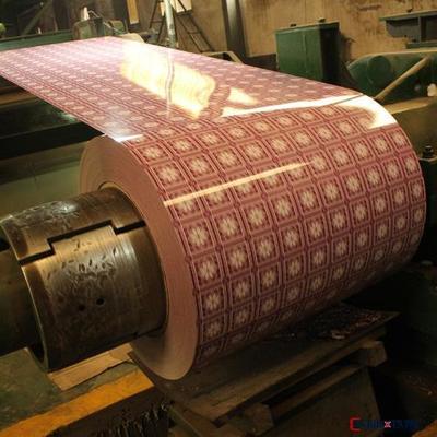 मिश्र धातु 3003 मार्बल पैटर्न कोटिंग एल्यूमीनियम कॉइल 24GA x 48 इंच पूर्व चित्रित एल्यूमीनियम शीट के लिए भवन के लिए