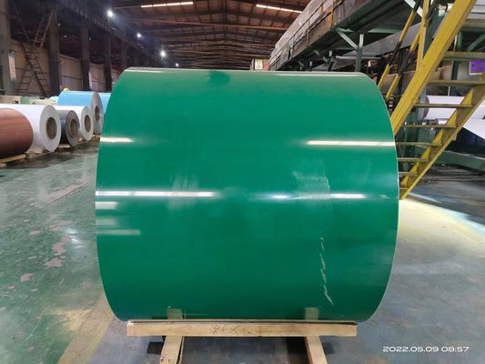 AA3003 H24 1.0MM फैक्टरी बिल्डिंग रूफ के लिए पूर्व-चित्रित एल्यूमीनियम कॉइल