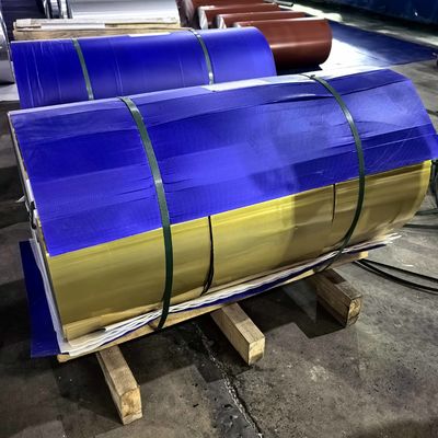 छत प्रणाली के लिए रंगीन एल्यूमीनियम पन्नी (AA1050/1060/1100 मिश्र धातु, 0.11 मिमी गेज)