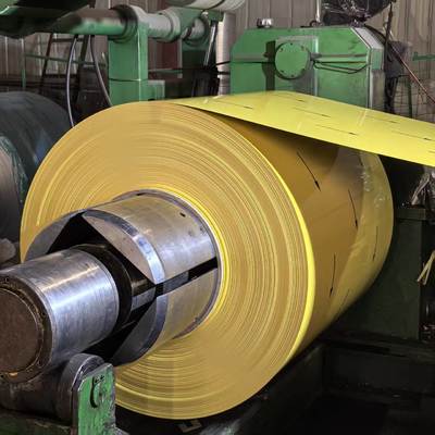 पूर्व-चित्रित एल्यूमिनियम कुंडल 0.5 मिमी × 1000 मिमी × कुंडल बाहरी उजागर भवन उपयोग के लिए