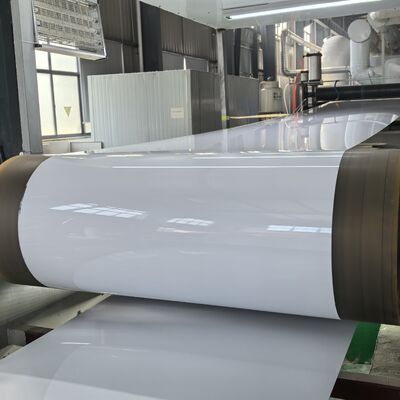 Both Sides White RAL 9010 Color - Coated Aluminum Sheet in Coil 3105 H44 for Production of Gutters or Downspout Making