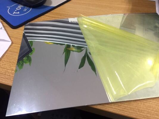 अलॉय 1085 मोटाई 0.50 मिमी मिरर फ़िनिश एल्युमीनियम शीट गोल्ड रंग का उपयोग घर की सजावट के पैनल के लिए किया जाता है