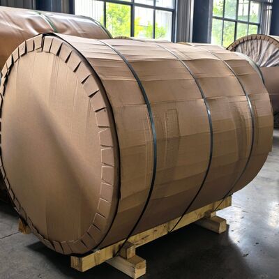 .032 * 18' दोनों पक्षों पर चित्रित एल्यूमीनियम गटर कॉइल सीमलेस गटर सिस्टम के लिए