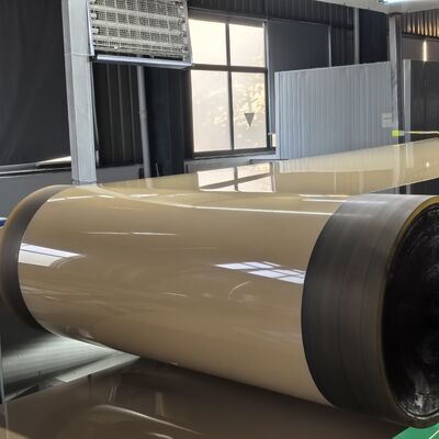 मैट ग्रे RAL 7046 में PPG Kynar PVDF कोटिंग के साथ मिश्र धातु 3105 पूर्व-चित्रित एल्यूमीनियम कुंडल, छत की चादरों के लिए