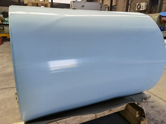 AA3003 H14 0.6MM बारिश के पानी के लिए भूरे रंग के साथ दोनों तरफ से प्रीपेटेड एल्यूमीनियम कॉइल डाउन स्पूट सामग्री