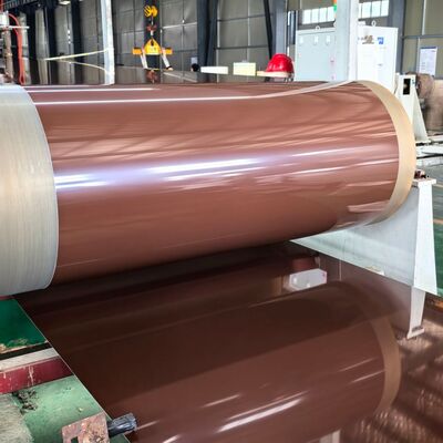 0.5 मिमी 0.7 मिमी मोटाई पीई/पीवीडीएफ कोटेड प्रीपेंटेड एल्यूमीनियम शीट मेटल रूफिंग नालीदार पैनलों के लिए