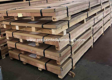 उच्च चमक या मैट खत्म पीई / PVDF पूर्व चित्रित एल्यूमीनियम, एल्यूमीनियम रंग शीट