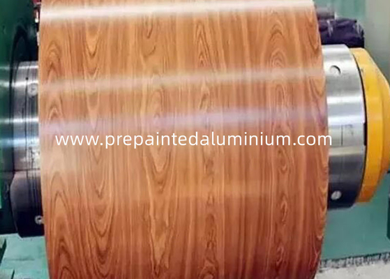 Wooden Pattern Prepainted Galvanized Steel Coil For Making Steel Door